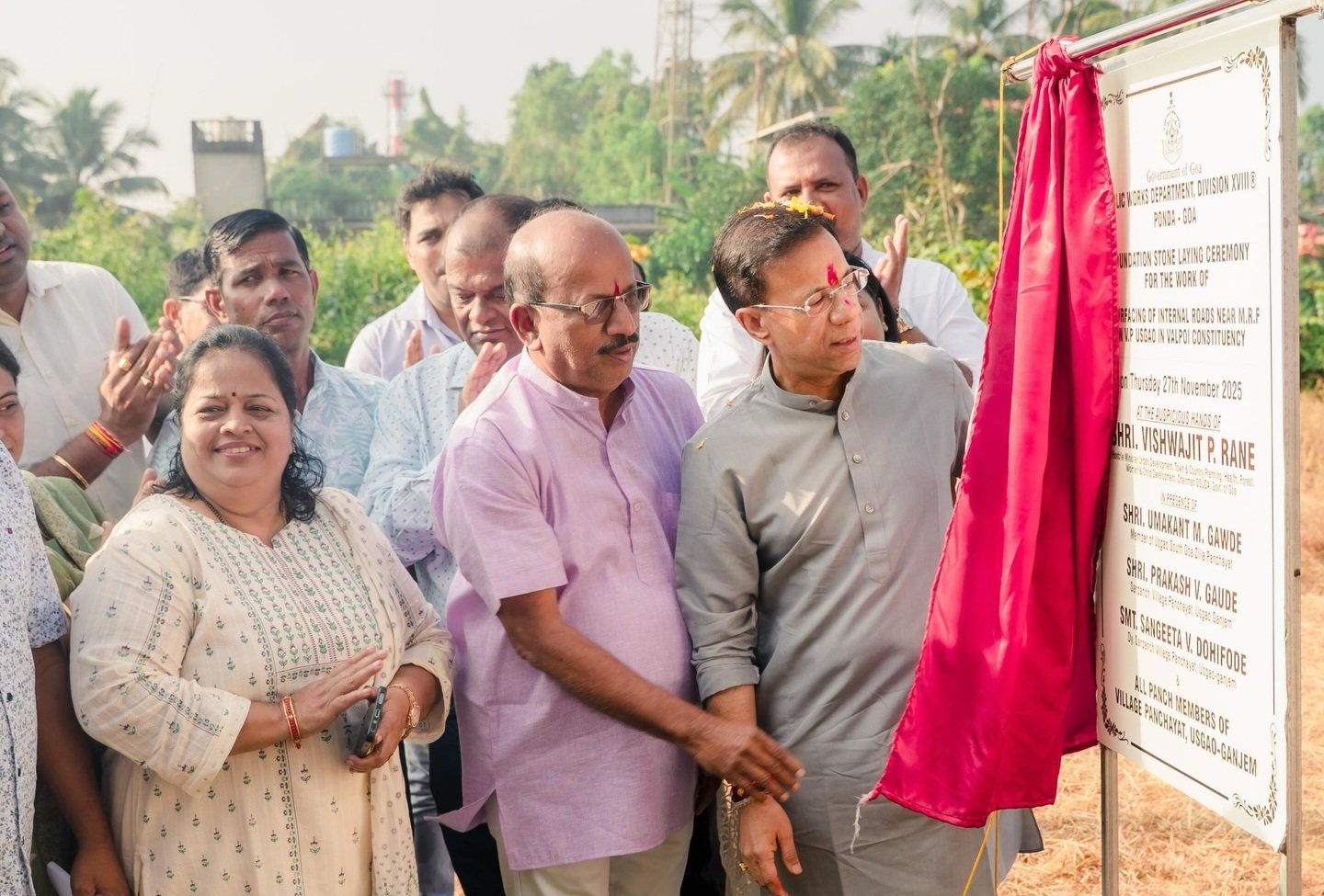 Usgao Road Resurfacing Project Begins Under Vishwajit Rane Leadership